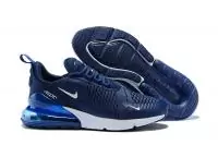 nike chaussures air max 270 flyknit running blue